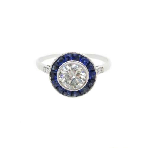 Sapphire & Diamond Ring