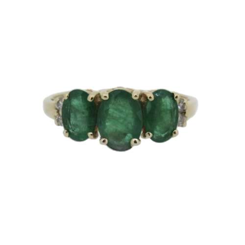 Emerald & Diamond Ring