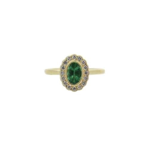 Emerald & Diamond Ring