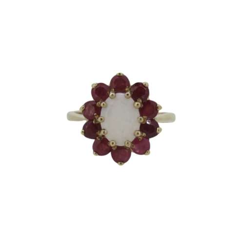 Opal & Ruby Ring