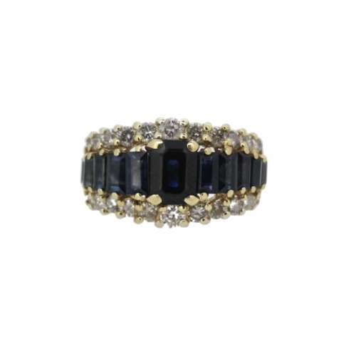 Sapphire & Diamond Ring