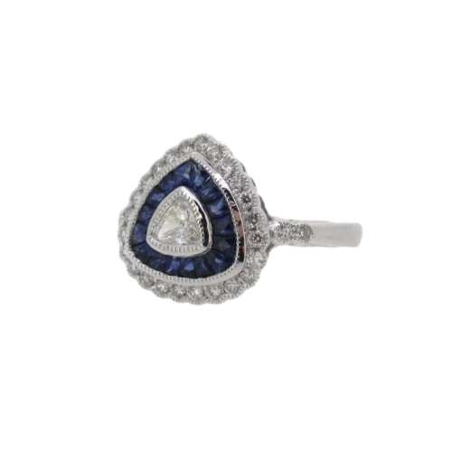 Sapphire & Diamond Ring