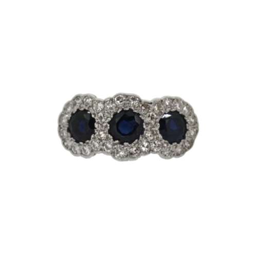 Sapphire & Diamond Ring