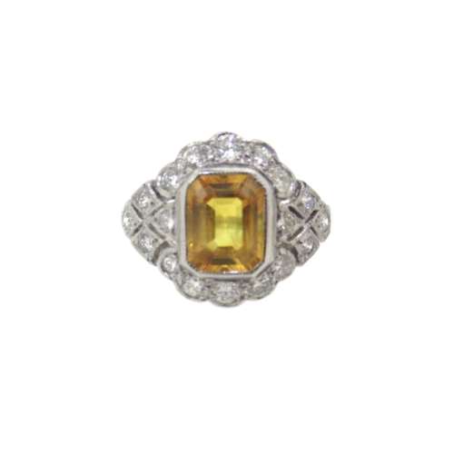 Yellow Sapphire Ring