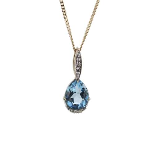 Blue Topaz Necklace