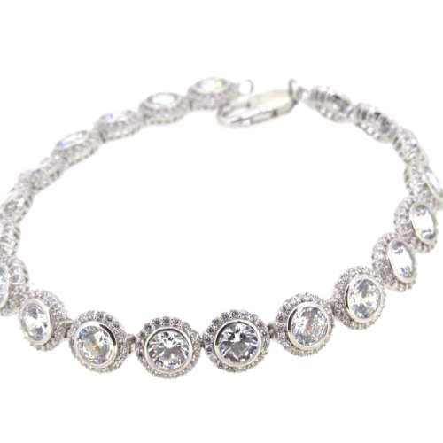 Silver & CZ Bracelet