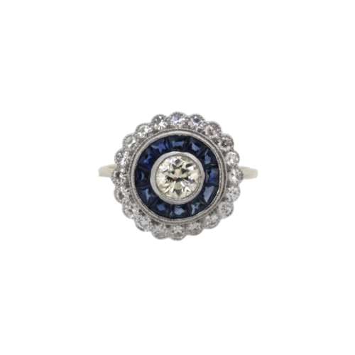 Sapphire & Diamond Ring