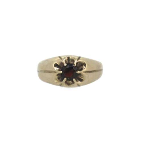 Mens Garnet Ring