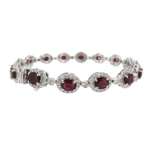 Diamond & Ruby Bracelet