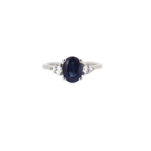 Sapphire & Diamond Ring