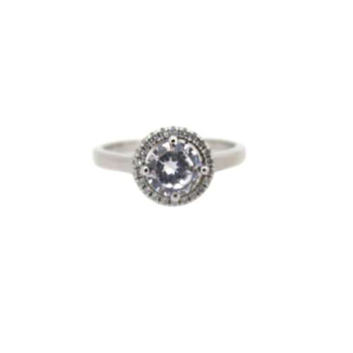 Silver CZ Ring