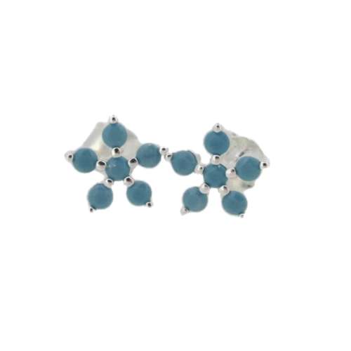 Silver Turquoise Earrings
