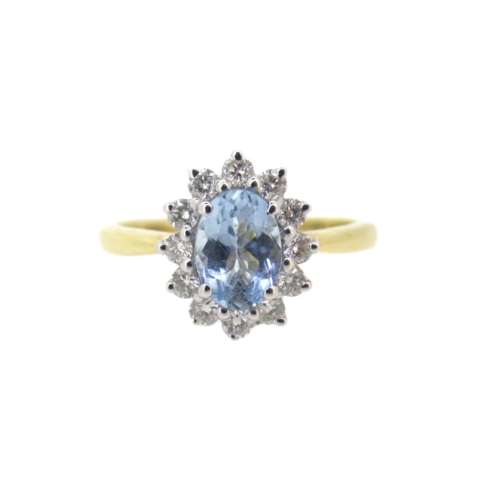 Aquamarine & Diamond