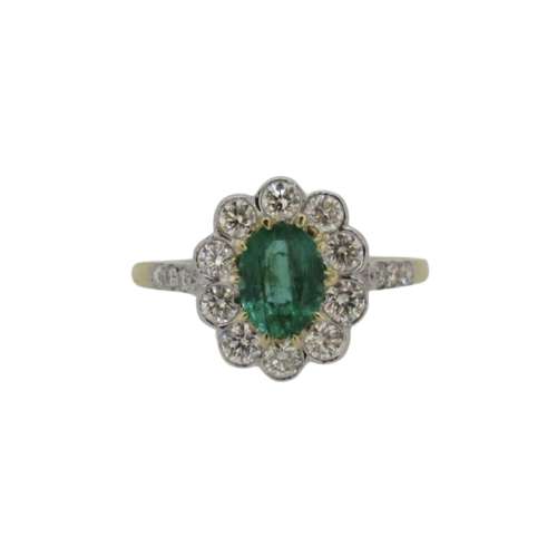 Emerald & Diamond Ring