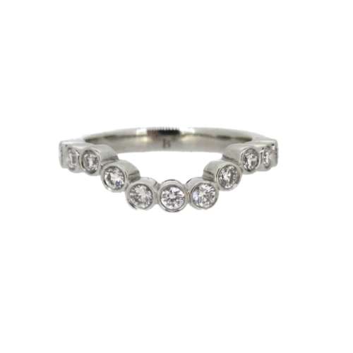 Diamond Shaped Half Eternity