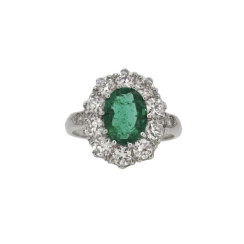 Emerald & Diamond Ring