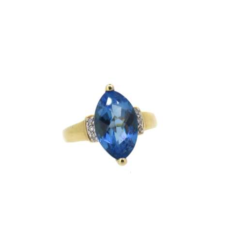 Blue Topaz Ring