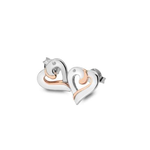 Together Heart Stud Earrings