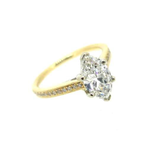 Marquise Cut Diamond Solitaire 