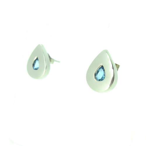 Blue Topaz Earrings