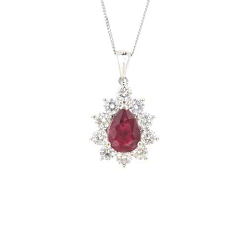 Ruby & Diamond Necklace