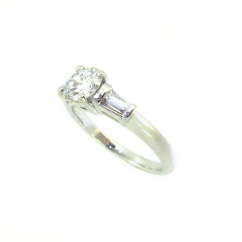 Platinum Diamond Solitaire Ring