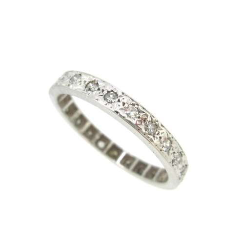 White Gold Full Eternity Ring