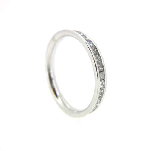 Princess Cut Full Eternity Ring