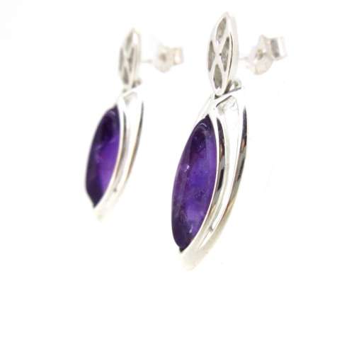 Amethyst & Silver Earrings