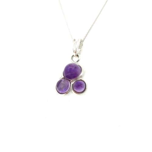 Amethyst & Silver Necklace