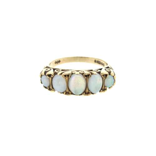 Opal Five Stone Ring